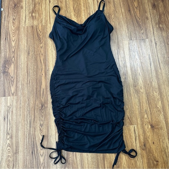 Popilush Summer Dress Spaghetti Straps Shapewear Mini Bodycon Size XXL - Picture 4 of 14